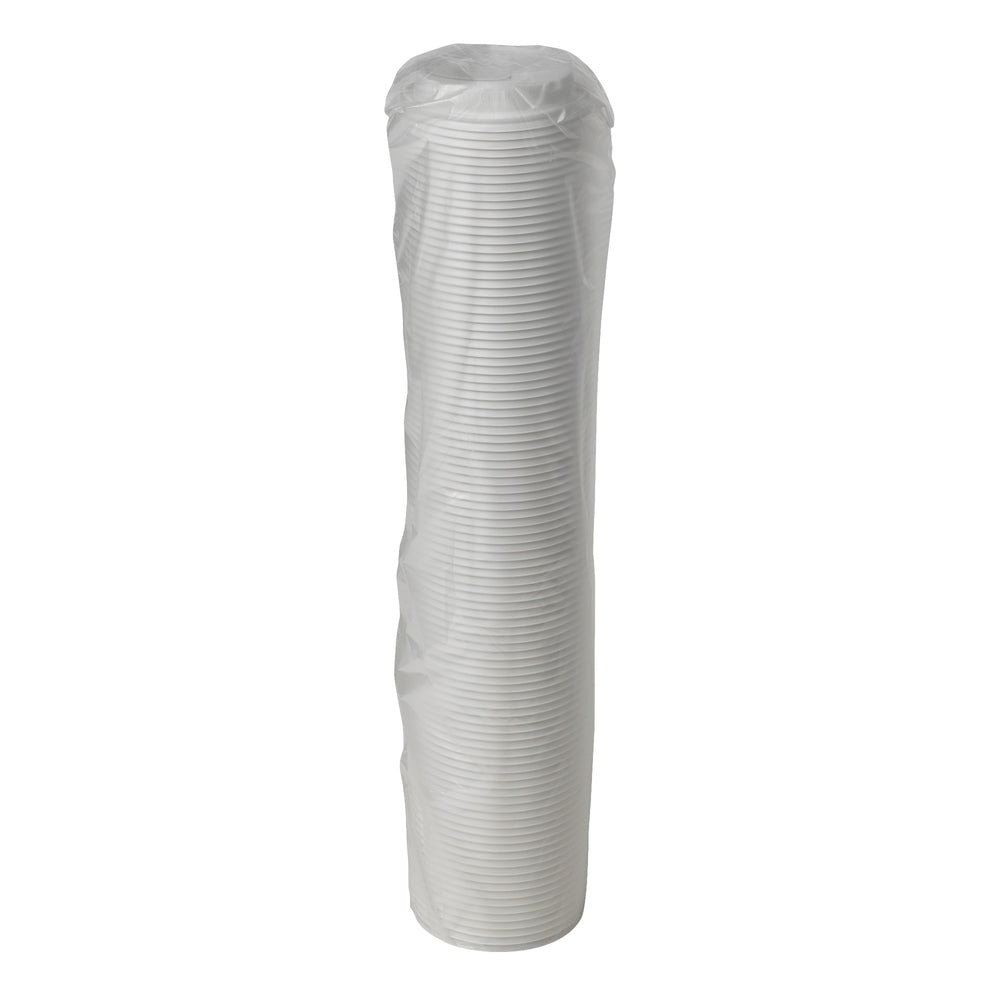מכסי כוס הניתנים לסגירה DIXIE® מבית GP PRO (ג'ורג'יה פסיפיק) לבנים, 1,000 מכסים לכל מארז