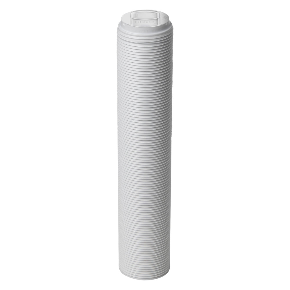 מכסי כוס הניתנים לסגירה DIXIE® מבית GP PRO (ג'ורג'יה פסיפיק) לבנים, 1,000 מכסים לכל מארז