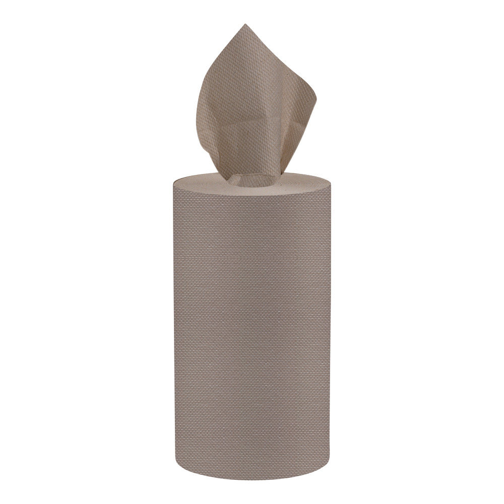 מילוי מערכת מגבות ניקוי BRAWNY® PROFESSIONAL P100 למתקן 54323 מבית GP PRO (ג'ורג'יה פסיפיק), חום, (6 גלילים של 300 מגבות סהכ 1,800 מגבות)