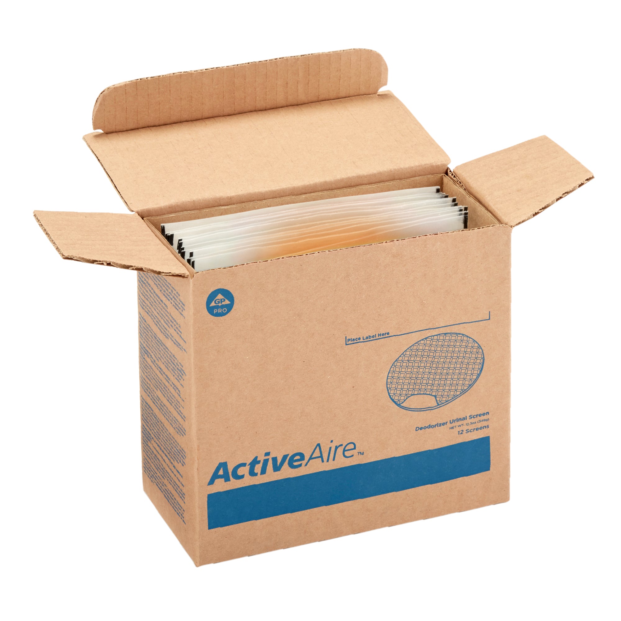 מסכי שתן מסירות ריח ACTIVEAIRE® מבית GP PRO (ג'ורג'יה פסיפיק), מנגו סאנסקייפ, 12 מסכים לכל מארז