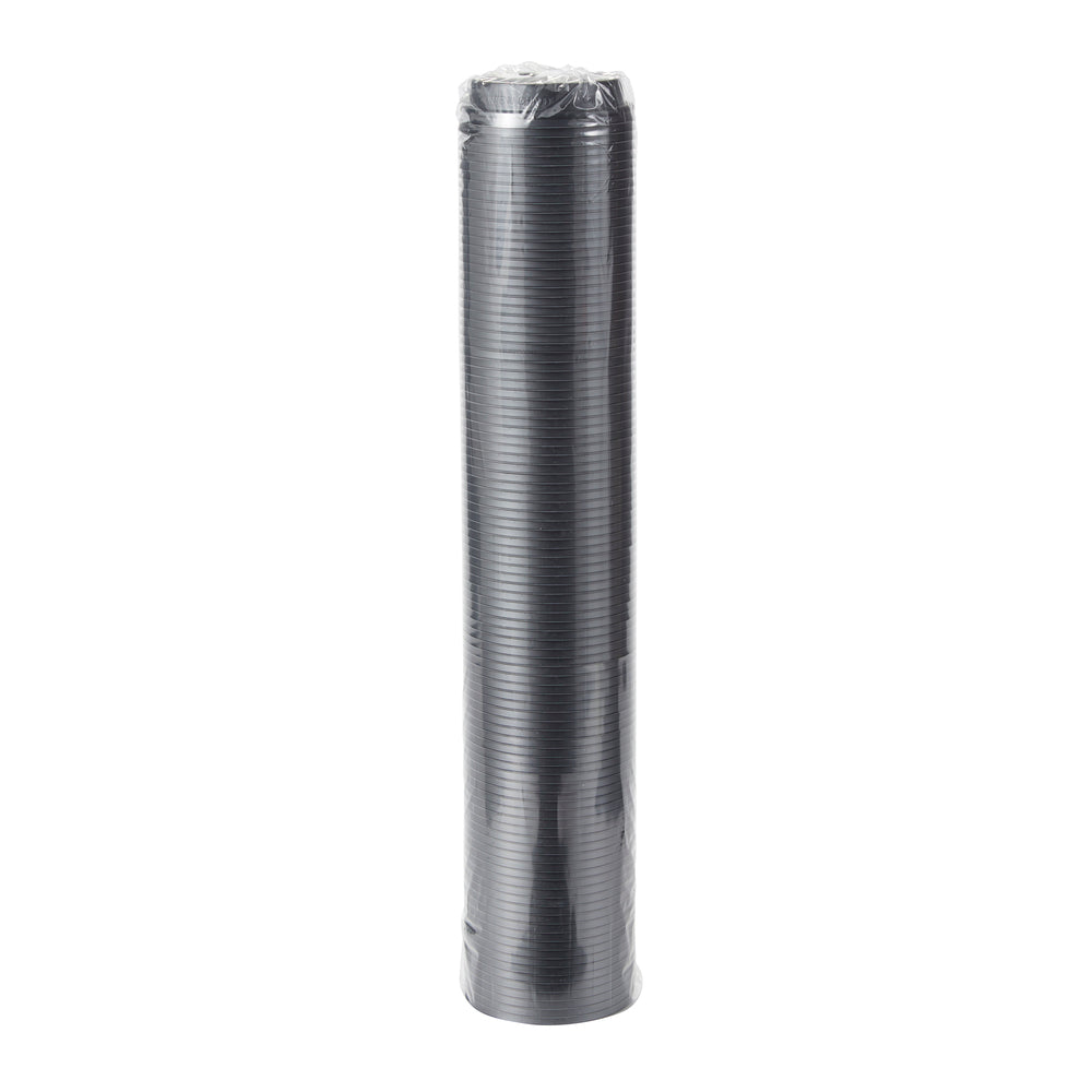 מכסי כוס חמה מפלסטיק DIXIE® DOME מבית GP PRO (ג'ורג'יה פסיפיק), קטנים, שחורים, 1,000 מכסים לכל מארז