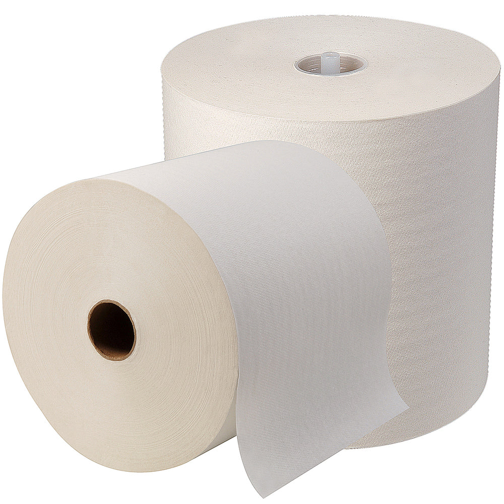 גלילי מגבת נייר ממוחזרים SOFPULL® מבית GP PRO (ג'ורג'יה פסיפיק), לבן, (6 גלילים של 304.80 מטרים סהכ 1,828.80 מטרים)