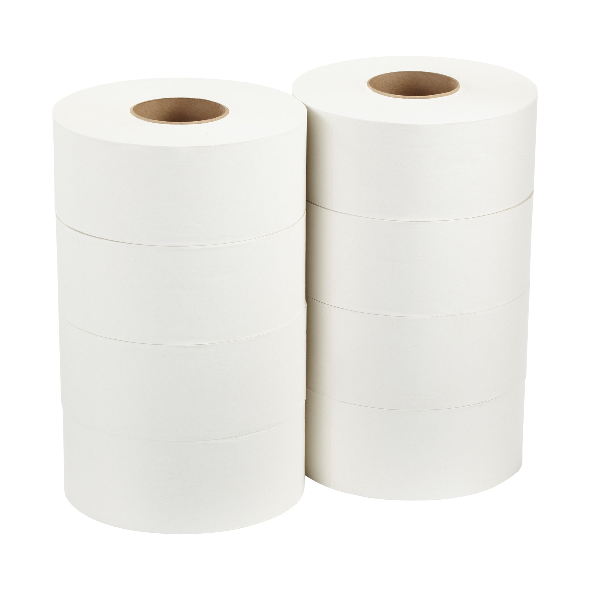 PACIFIC BLUE BASIC™ ג'מבו JR. נייר טואלט בעל קיבולת גבוהה דו-שכבתי, לבן, (8 גלילים של 304.80 מטרים סהכ 2,438.40 מטרים)