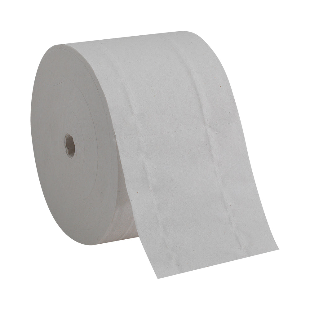 נייר טואלט ממוחזר דו-שכבתי Compact® ללא ליבות מבית GP PRO (ג'ורג'יה פסיפיק), (18 גלילים של 152.40 מטר סהכ 2743.20 מטר) 27000 גליונות למארז
