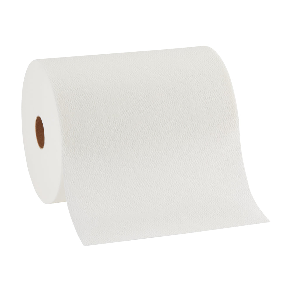 מילוי מגבות חד פעמיות של BRAWNY® PROFESSIONAL A300 מבית GP PRO (ג'ורג'יה פסיפיק), לבן, (6 גלילים של 67.06 מטרים סהכ 402.34 מטרים)