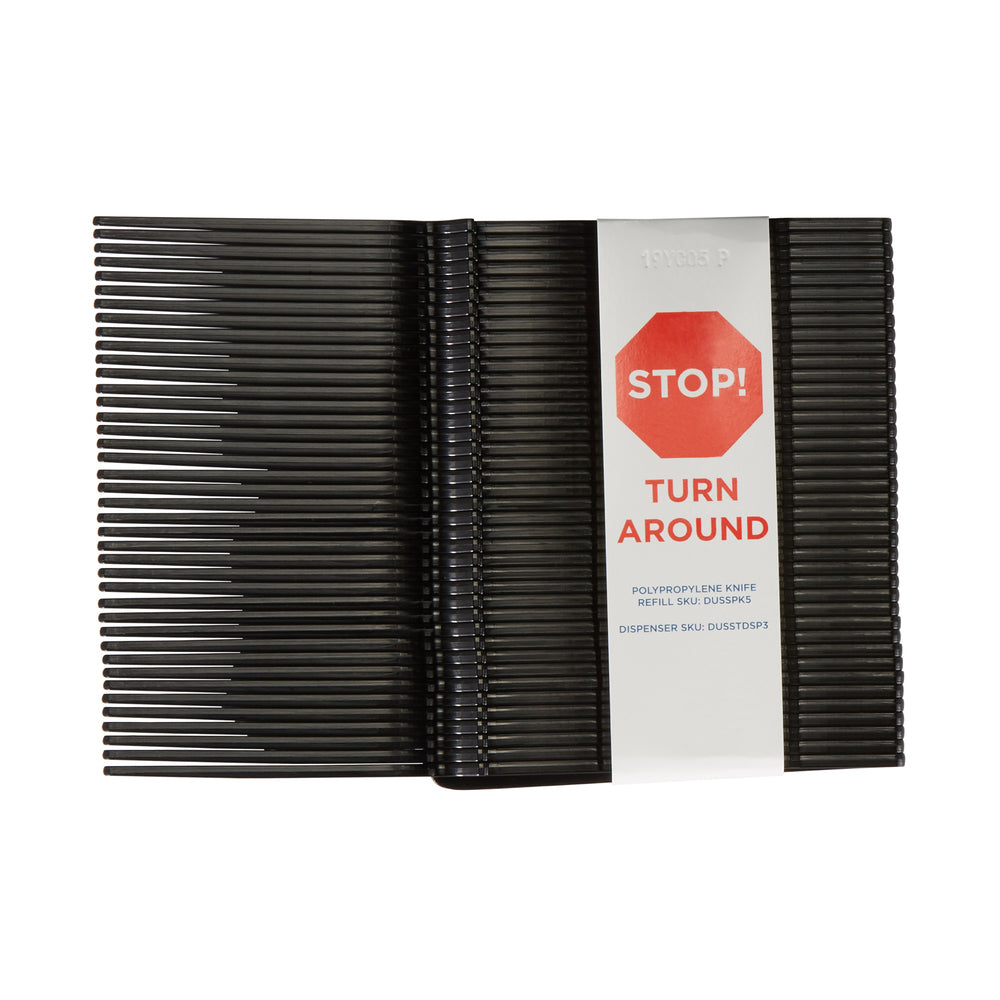 מילוי סכין מפוליפרופילן למתקן GP PRO DIXIE ULTRA® SMARTSTOCK® SERIES-T, שחור, 960 סכינים לכל מארז