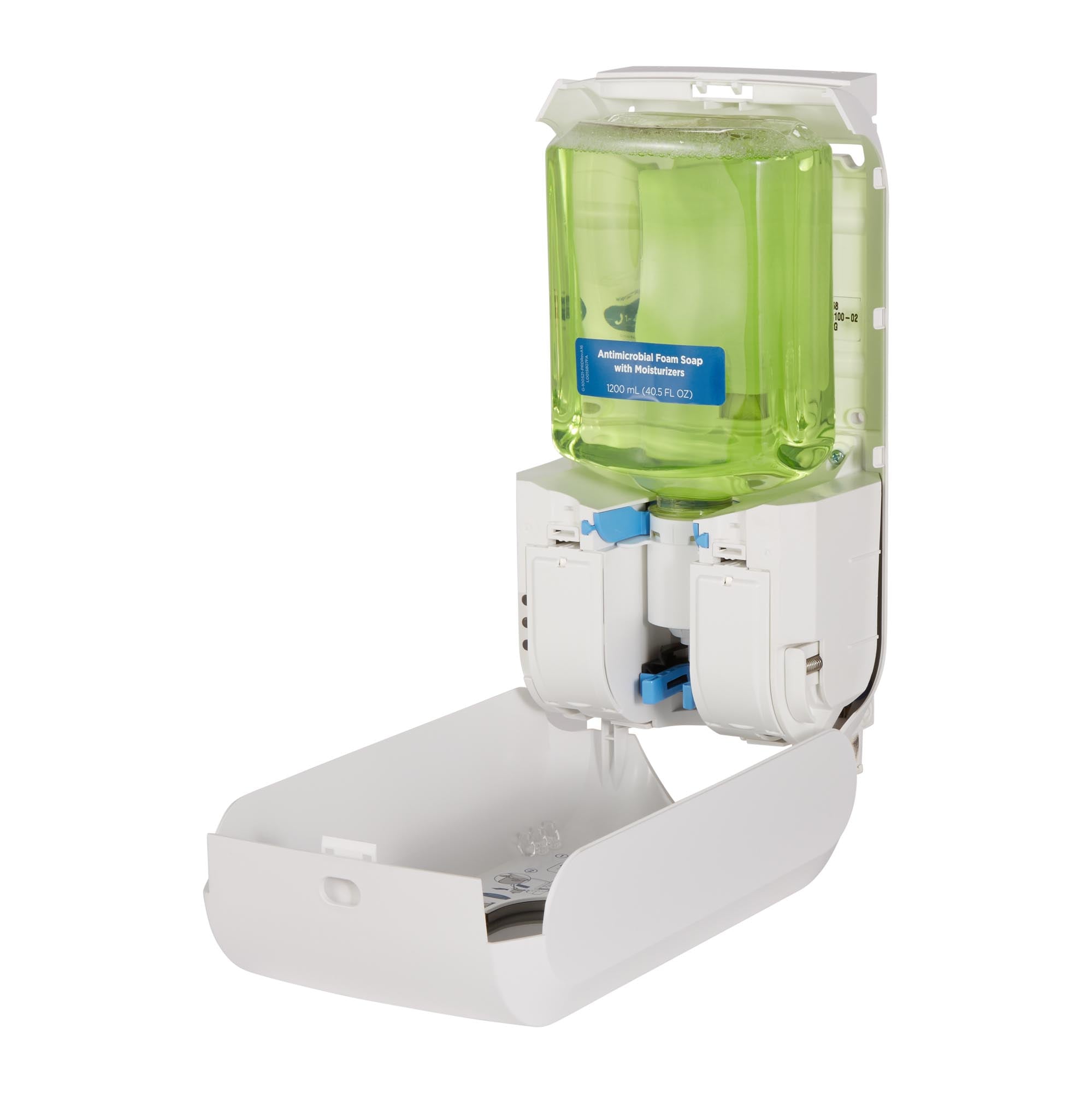 מתקן סבון וחיטוי אוטומטי ללא מגע ENMOTION® GEN2 מאת GP PRO (ג'ורג'יה פסיפיק), לבן, מתקן אחד