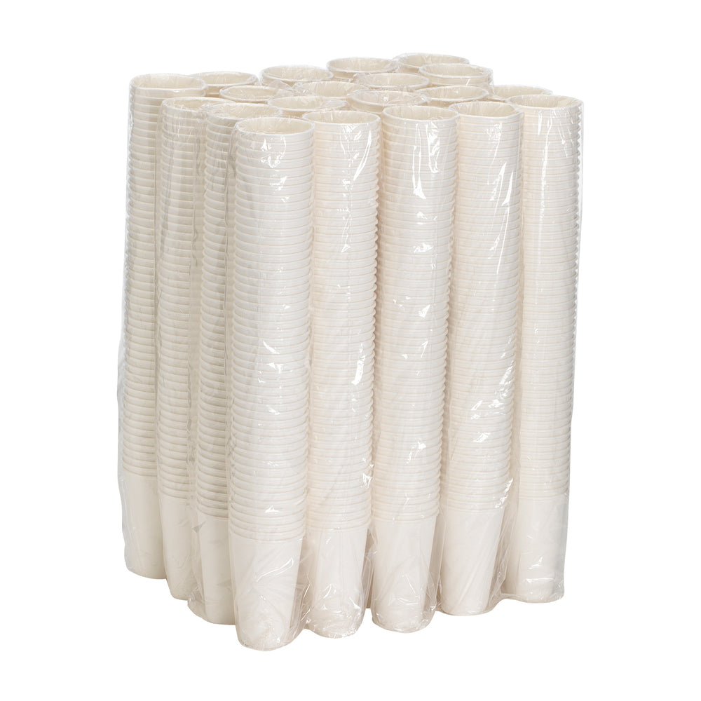 כוסות קפה חם מנייר מבודד DIXIE® PERFECTOUCH® 16 OZ מבית GP PRO (ג'ורג'יה פסיפיק), מתאימות למכסים גדולים, לבן, 1,000 כוסות לכל מארז
