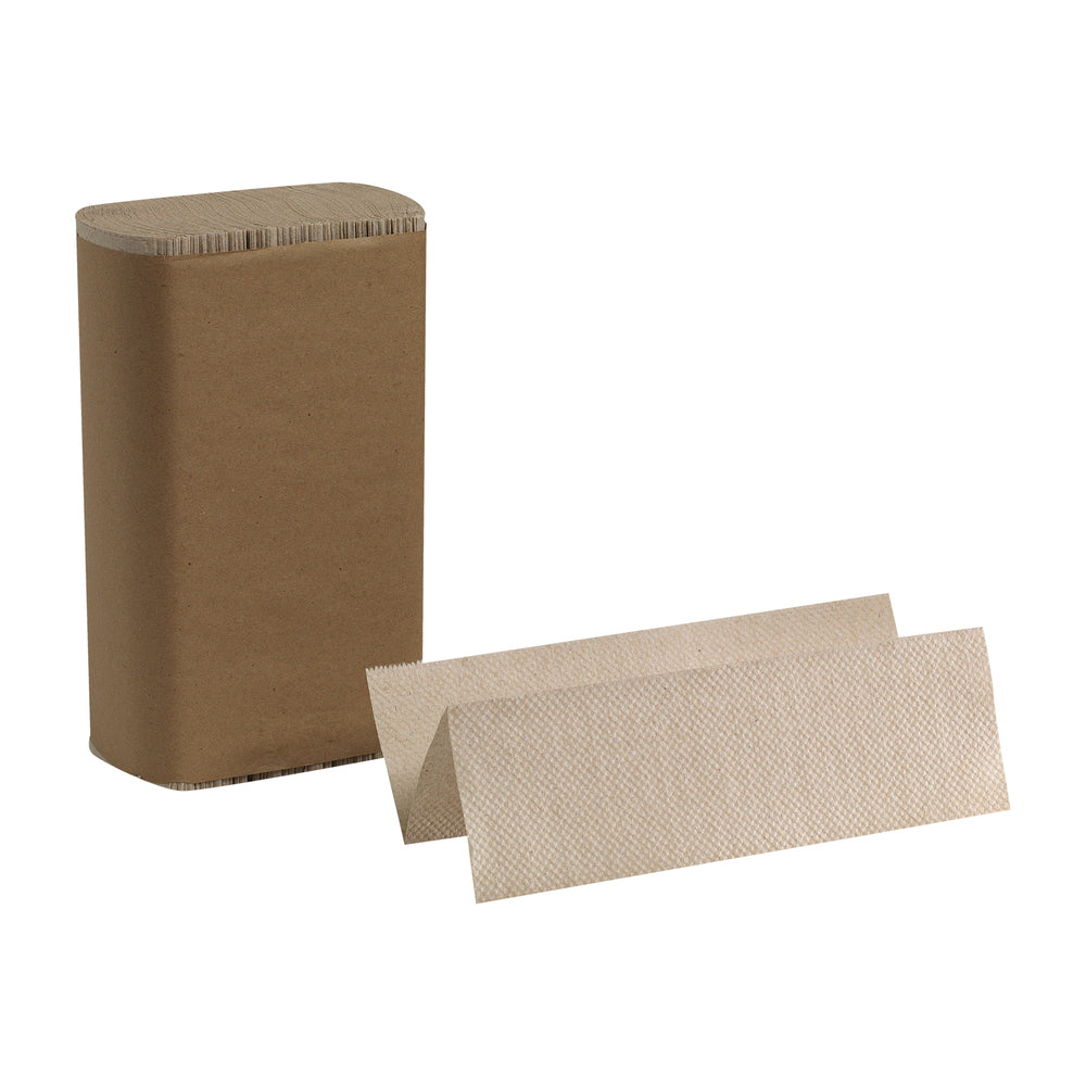 PACIFIC BLUE BASIC™ מגבת נייר ממוחזרת מרובת שכבות מבית GP PRO (ג'ורג'יה פסיפיק), חומה, מארז 4,000 מגבות