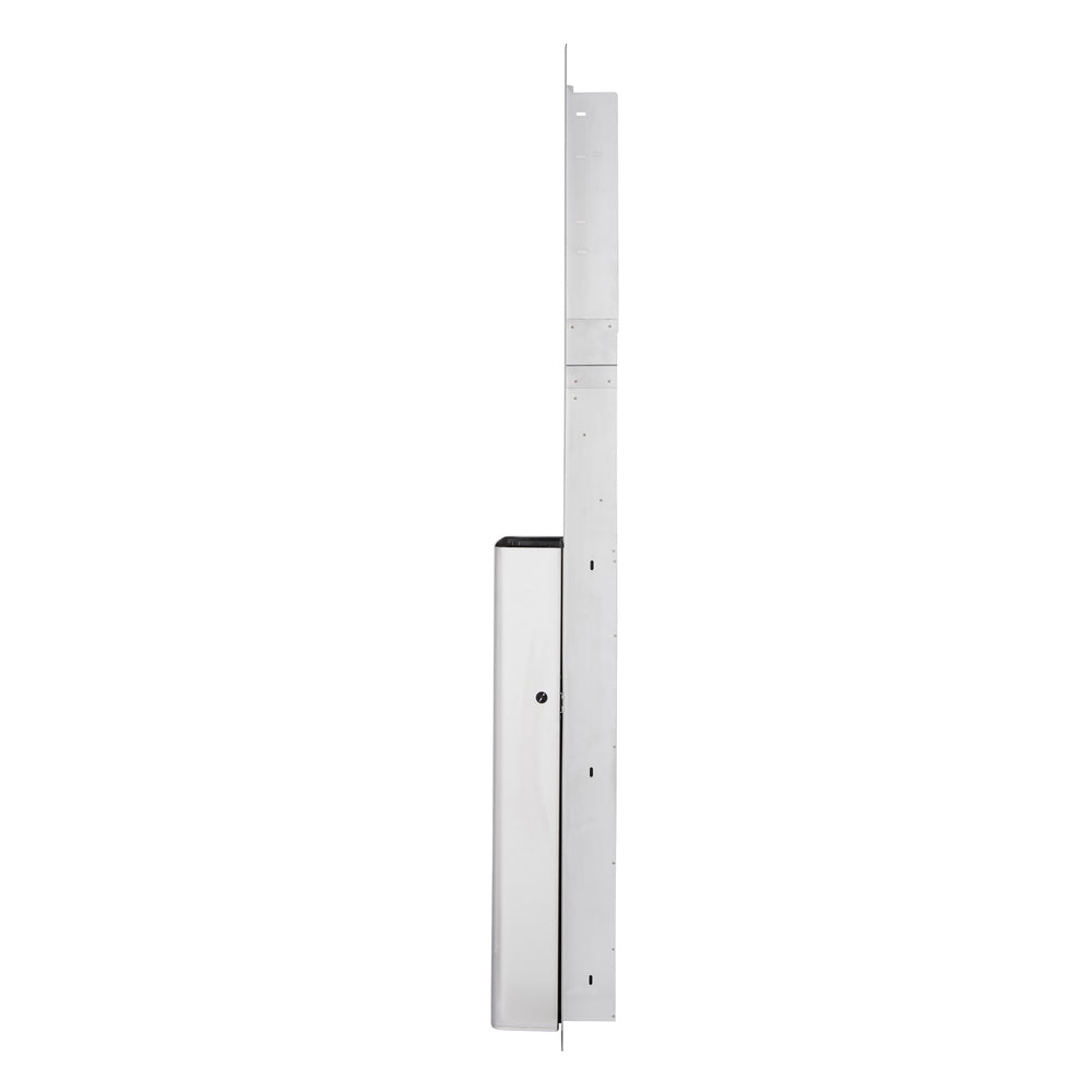 מיכל אשפה שקוע ENMOTION® לחללים בגודל 12 אינץ'-16 אינץ' מבית GP PRO (ג'ורג'יה פסיפיק), אל חלד, כלי אשפה אחד