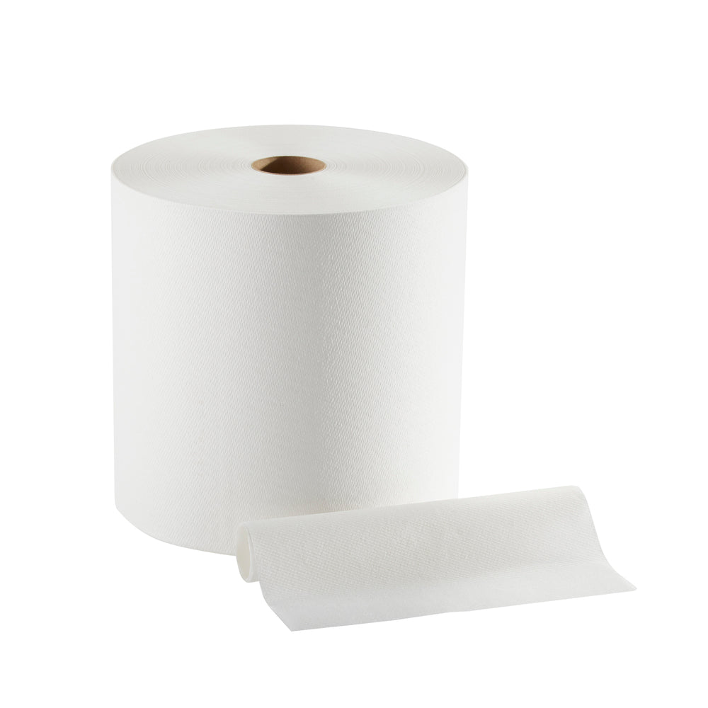 גליל מגבות נייר ממוחזר של PACIFIC BLUE BASIC™, לבן, (6 גלילים של 304.80 מטרים סהכ 1,828.80 מטרים)