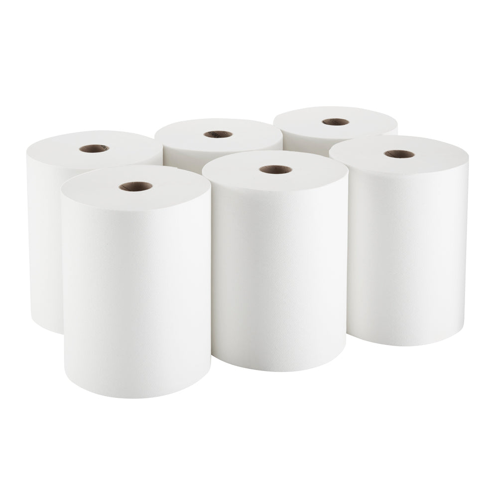 גלילי מגבות נייר ENMOTION® 10 מבית GP PRO (ג'ורג'יה פסיפיק), לבן, (6 גלילים של 243.84 מטר סהכ 1463.04 מטר)