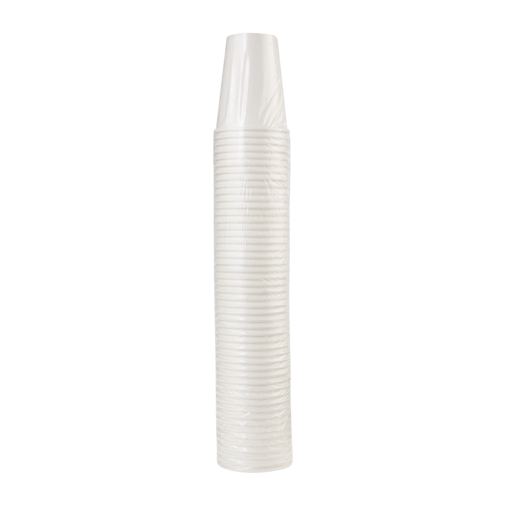 כוסות נייר חמות DIXIE® 12 OZ מבית GP PRO (ג'ורג'יה פסיפיק), מתאימות למכסים גדולים, לבן, 1,000 כוסות לכל מארז