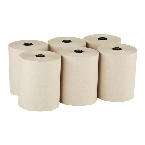 גלילי מגבות נייר ממוחזרים ENMOTION® FLEX מבית GP PRO (ג'ורג'יה פסיפיק), חום, (6 גלילים של 167.64 מטרים סהכ 1,005.84 מטרים)