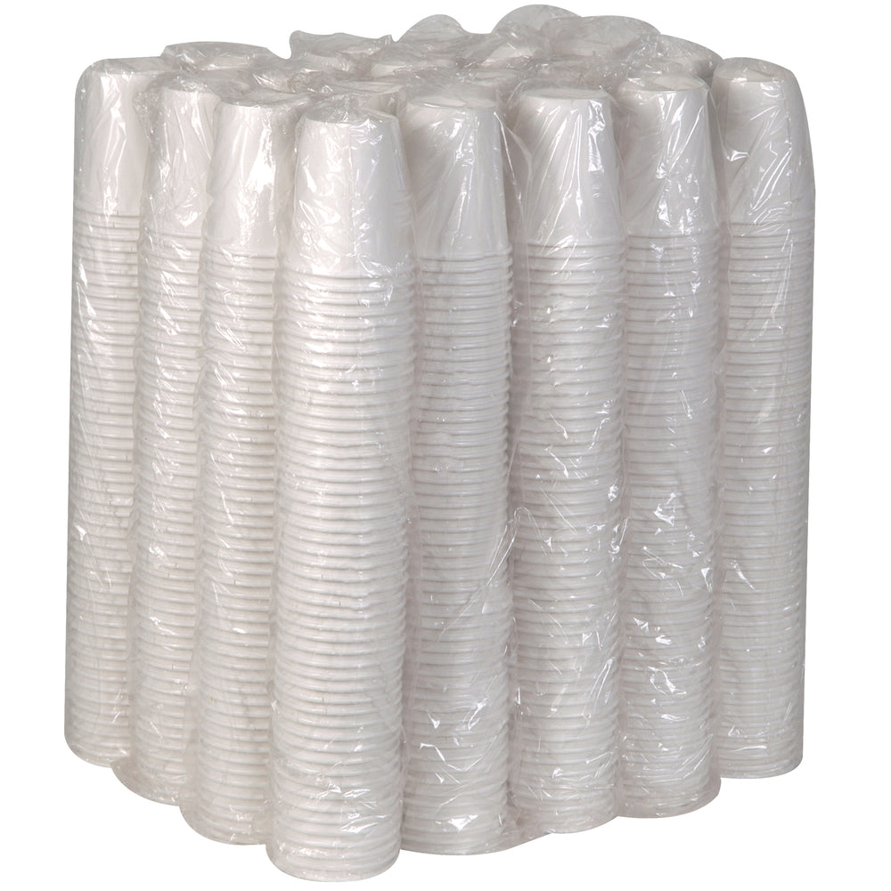 כוסות חמות מנייר DIXIE® 10 OZ מבית GP PRO (ג'ורג'יה פסיפיק), מתאימות למכסים בינוניים, לבן, 1,000 כוסות לכל מארז