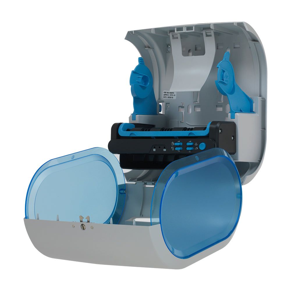 מתקן מגבות נייר אוטומטי ללא מגע בעל גליל אחד ENMOTION® IMPULS® 8 מבית GP PRO (ג'ורג'יה פסיפיק), אפור