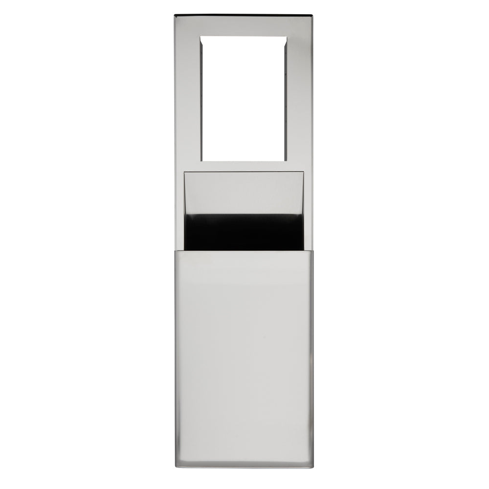 מיכל אשפה שקוע ENMOTION® לחללים בגודל 16 אינץ' מבית GP PRO (ג'ורג'יה פסיפיק), נירוסטה, כלי קיבול אחד