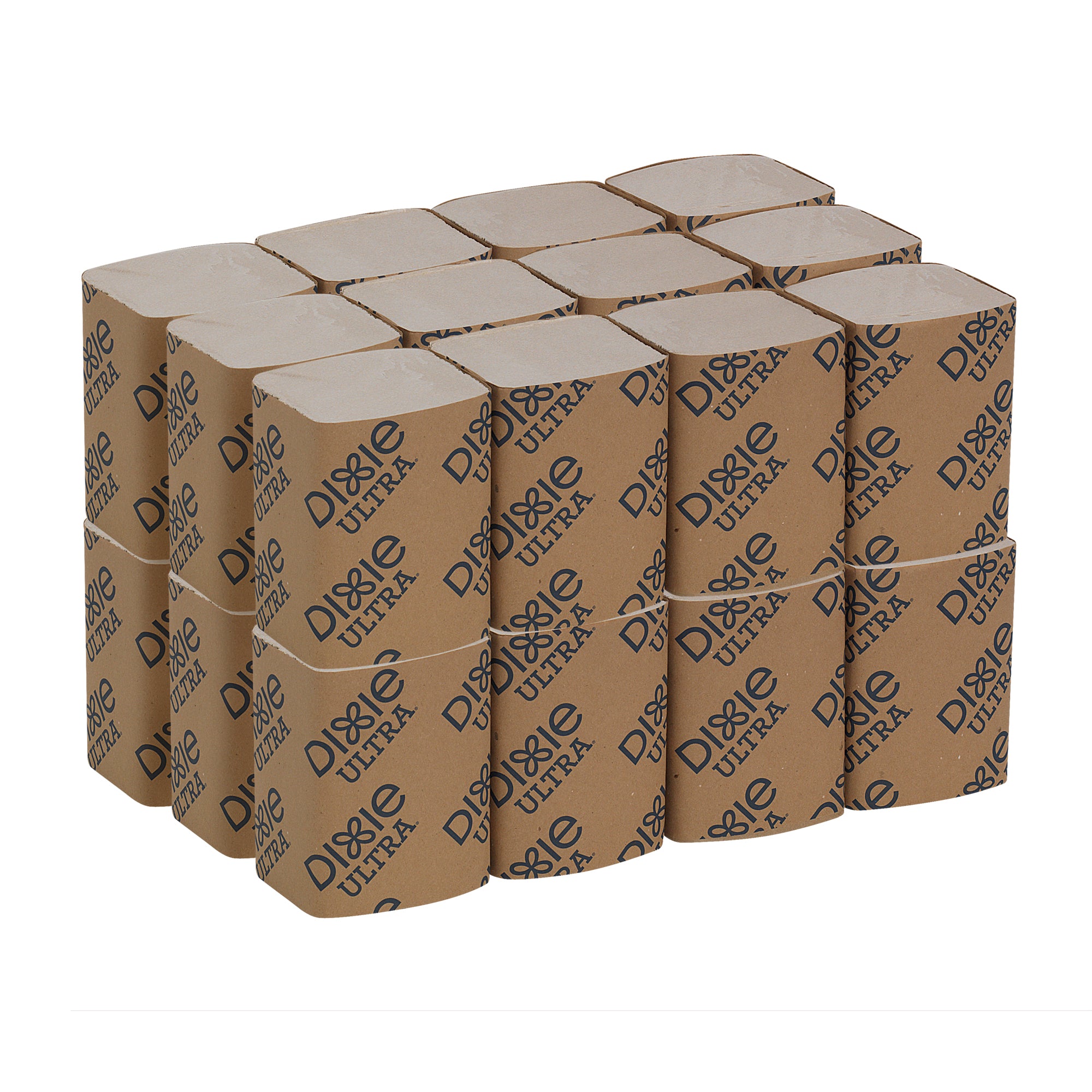 מילוי מתקן משולב למפיות דו-שכבתיות של DIXIE ULTRA® מבית GP PRO (ג'ורג'יה פסיפיק), חום, 6,000 מפיות לכל מארז