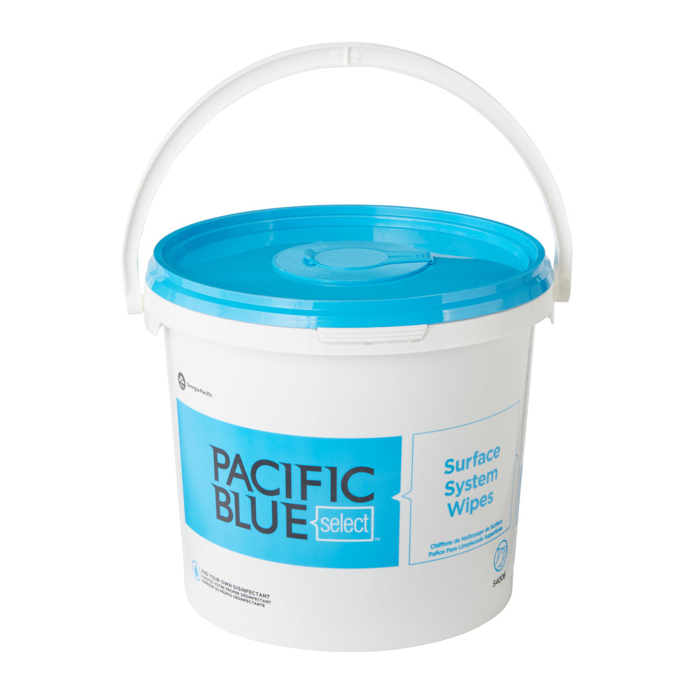 דלי מערכת משטח PACIFIC BLUE BASIC™ מבית GP PRO (ג'ורג'יה פסיפיק), לבן, 6 דליים לכל מארז