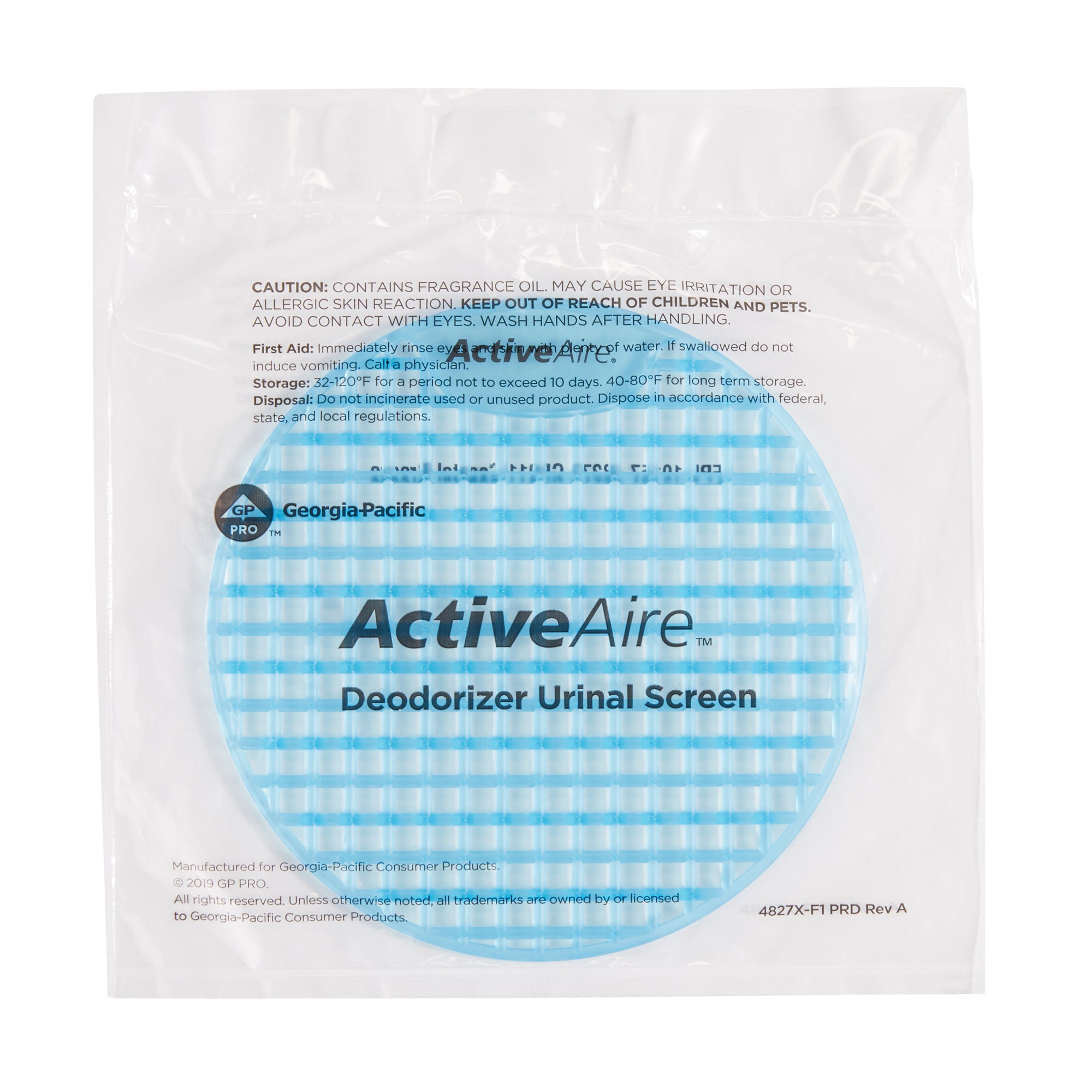 מסכי שתן מסירות ריח ACTIVEAIRE® מבית GP PRO (ג'ורג'יה פסיפיק), רוח חוף, 12 מסכים לכל מארז