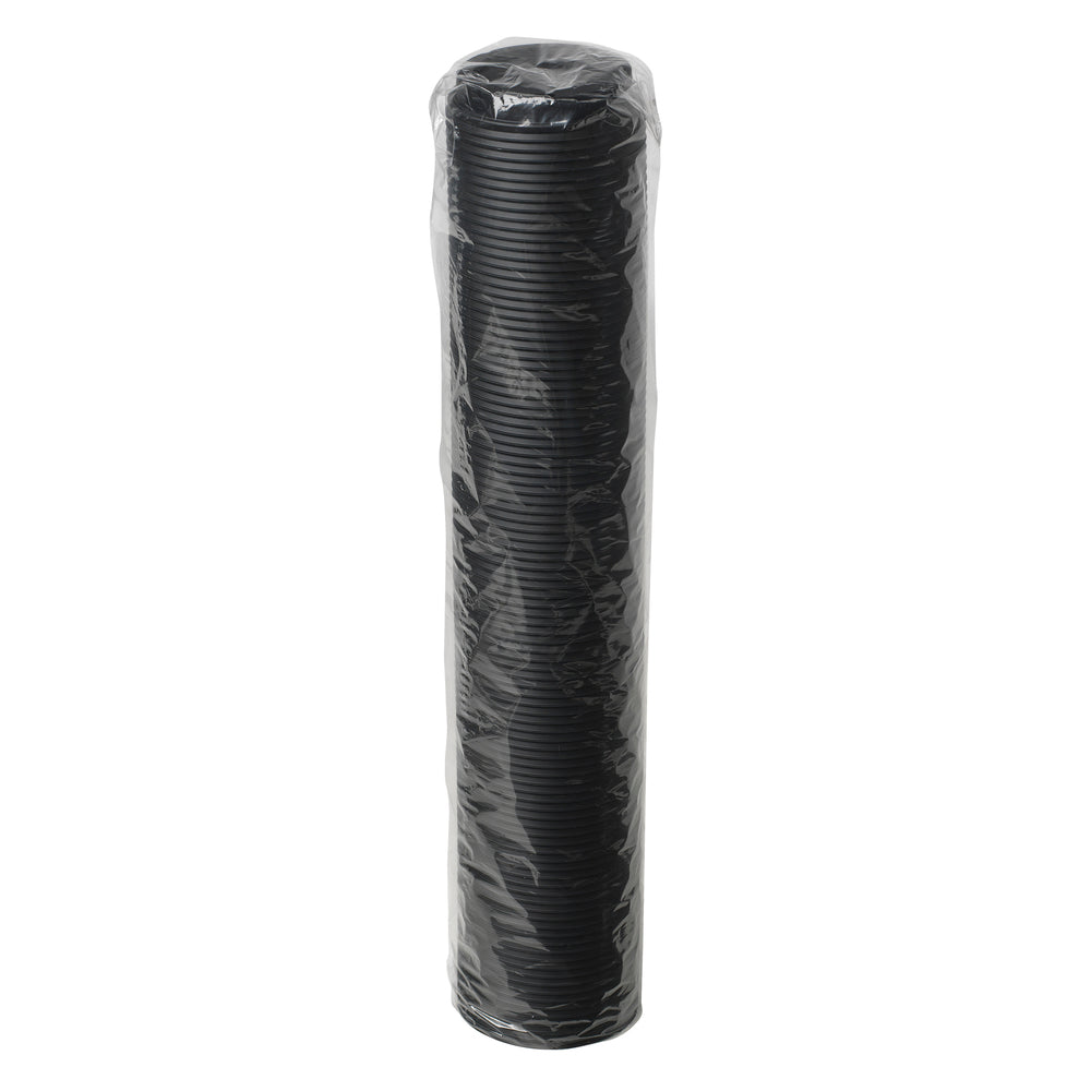 מכסי כוס חמה מפלסטיק DIXIE® DOME מבית GP PRO (ג'ורג'יה פסיפיק), X-LARGE, שחור, 1,000 מכסים לכל מארז