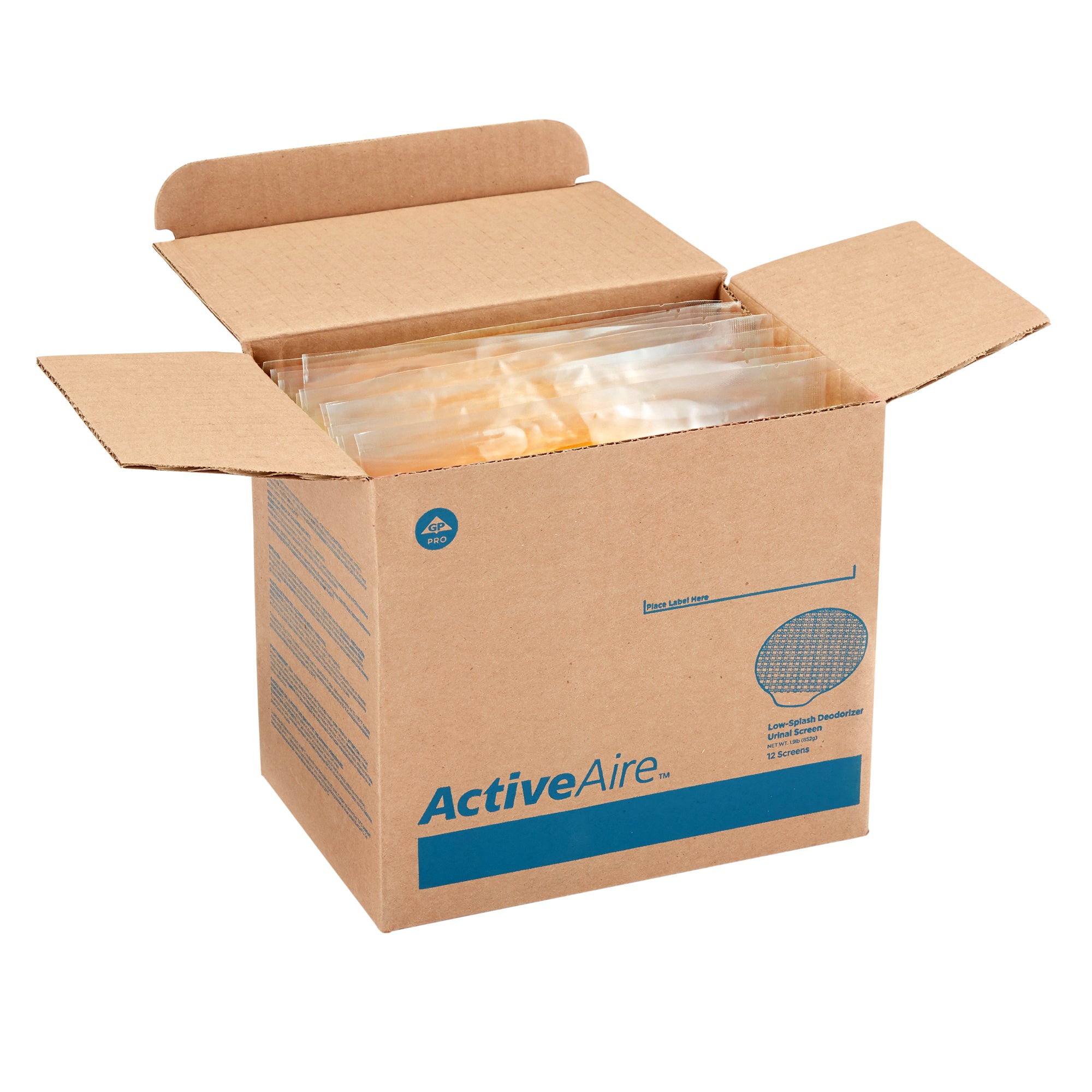 מסכי שתן מסיר ריח פרימיום מסוג ACTIVEAIRE® מבית GP PRO (ג'ורג'יה פסיפיק), מנגו סאנסקייפ, 12 מסכים לכל מארז