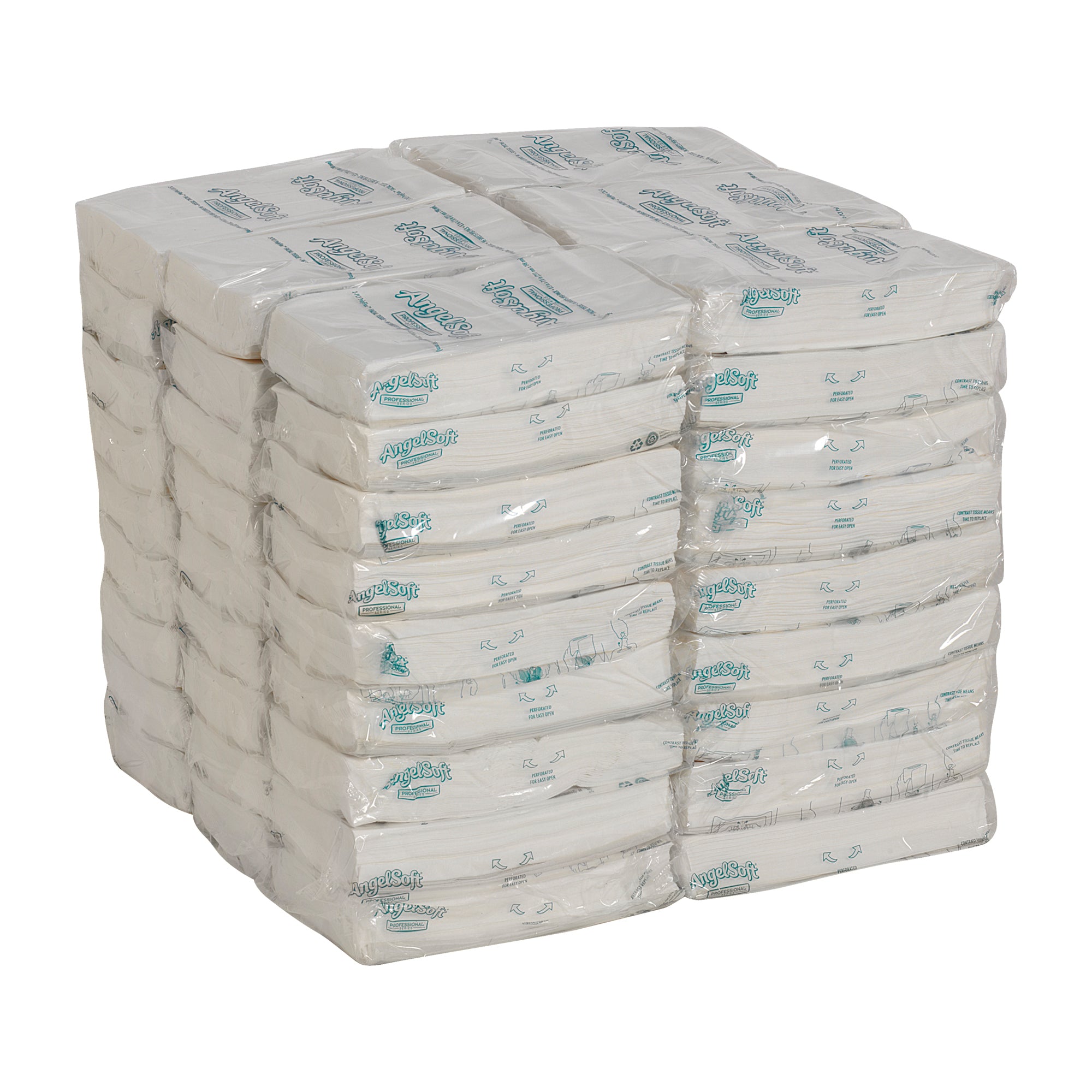 רקמת פנים מהסדרה המקצועית של ®Angel Soft Professional דו-שכבתית של GP PRO (ג'ורג'יה פסיפיק), (54 חבילות של 96 גליונות סהכ 5,184 גליונות)