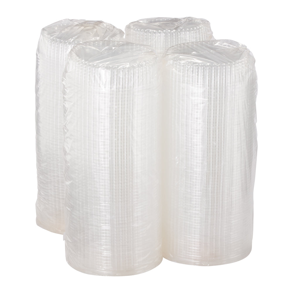 מכסי פלסטיק 8 1/2 אינץ' לצלחות DIXIE ULTRA® מבית GP PRO (ג'ורג'יה פסיפיק), שקופים, (4 שרוולים של 63 מכסים סהכ 252 מכסים)