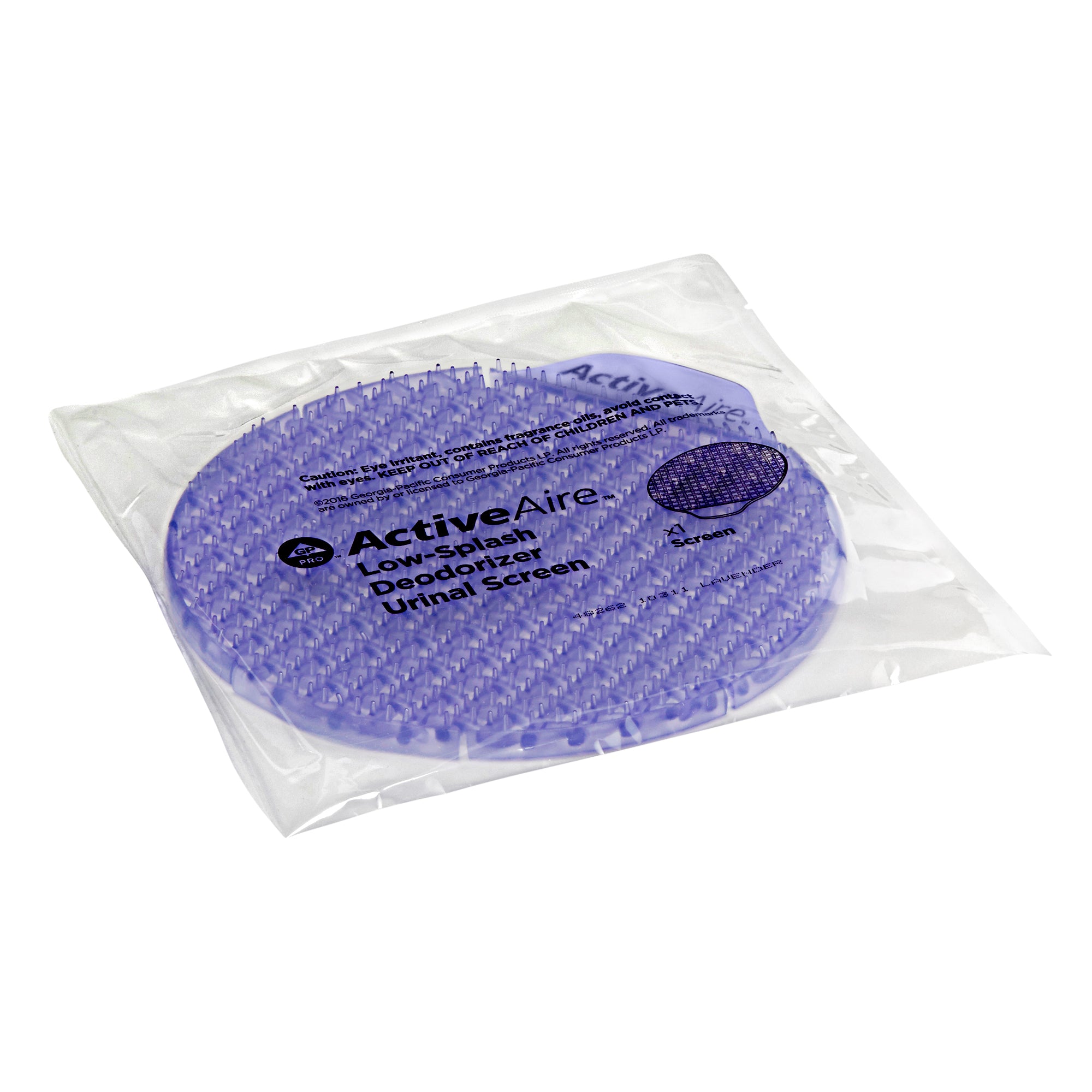 מסכי שתן מסיר ריח פרימיום מסוג ACTIVEAIRE® מבית GP PRO (ג'ורג'יה פסיפיק), לבנדר, 12 מסכים לכל מארז