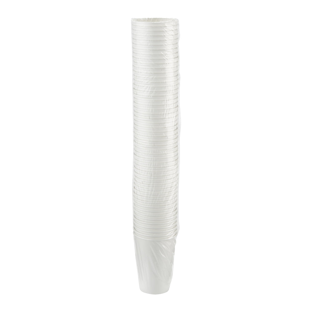 כוסות חמות מנייר DIXIE® 16 OZ מבית GP PRO (ג'ורג'יה פסיפיק), מתאימות למכסים גדולים, לבן, 1,000 כוסות לכל מארז