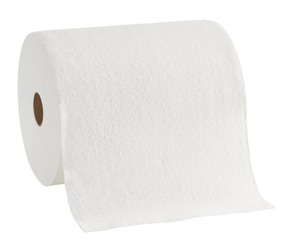 מילוי מגבות חד פעמיות BRAWNY® PROFESSIONAL D300 למתקן 59465 של GP PRO (ג'ורג'יה פסיפיק), לבן, (6 גלילים של 100.58 מטרים סהכ 603.50 מטרים)