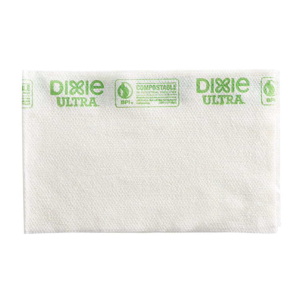 מגבות שירות מזון חד פעמיות DIXIE ULTRA® F700 של GP PRO (ג'ורג'יה פסיפיק), פס לבן וירוק, 150 מגבות בקופסה
