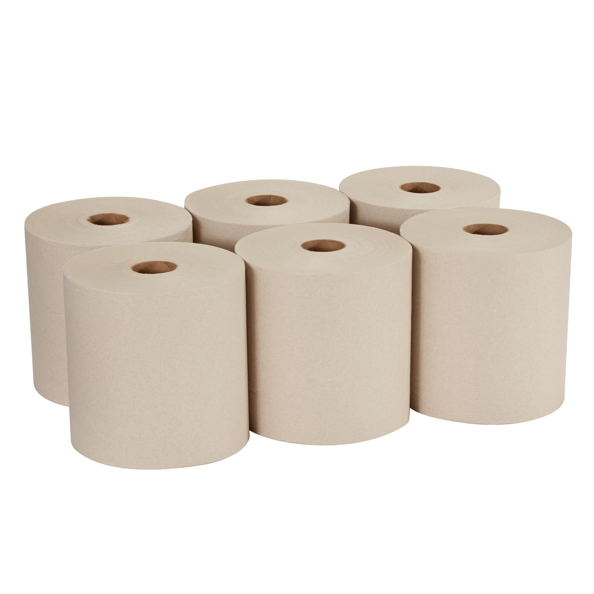גליל מגבות נייר מפותל קשיח ממוחזר PACIFIC BLUE BASIC™ מבית GP PRO (ג'ורג'יה פסיפיק), חום, (6 גלילים של 304.80 מטרים סהכ 1,828.80 מטרים)
