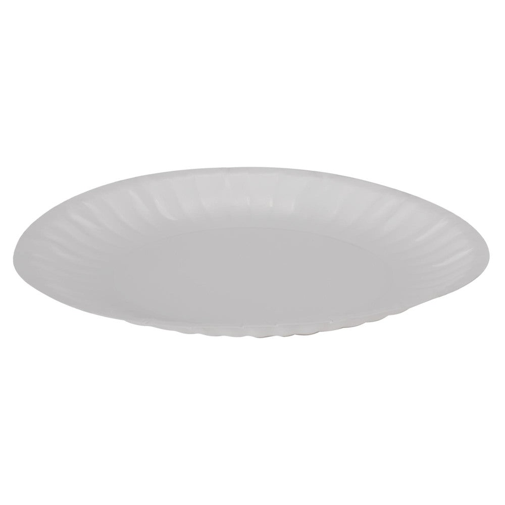 צלחות נייר (IN 6) מסדרת DIXIE BASIC® מבית GP PRO (ג'ורג'יה פסיפיק), לבן, 1,200 צלחות לכל מארז