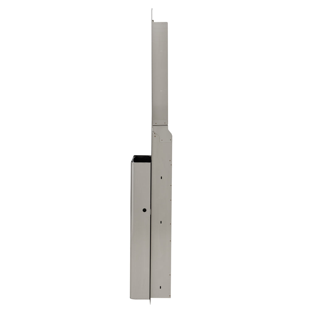 מיכל אשפה שקוע בקיבולת גבוהה ENMOTION® FLEX לחללים בגודל 15 אינץ' מבית GP PRO (ג'ורג'יה פסיפיק), נירוסטה, מיכל אשפה אחד