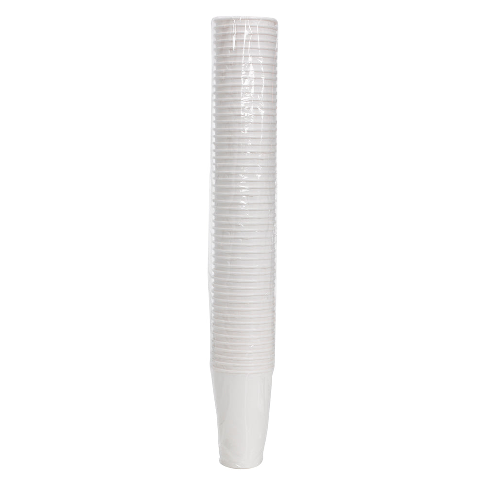 כוסות קפה חם מנייר מבודד DIXIE® PERFECTOUCH® 16 OZ מבית GP PRO (ג'ורג'יה פסיפיק), מתאימות למכסים גדולים, לבן, 1,000 כוסות לכל מארז