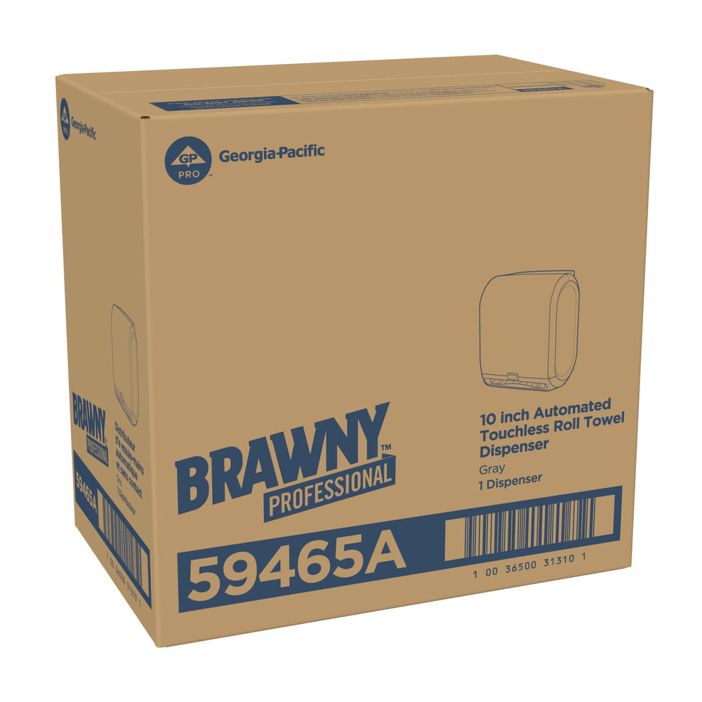מתקן מגבות אוטומטי מקצועי BRAWNY™ מבית GP PRO (ג'ורג'יה פסיפיק), אפור, מתקן אחד