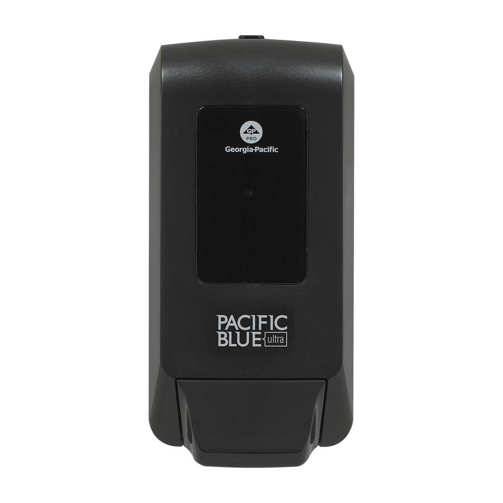 מתקן ידני המותקן על הקיר PACIFIC BLUE ULTRA™ לסבון ידיים מוקצף וחיטוי ידיים, שחור