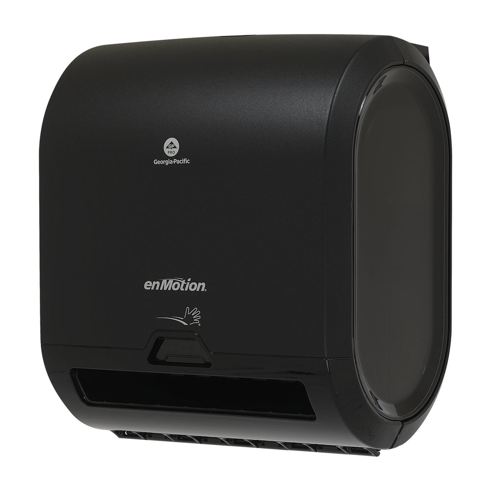מתקן מגבות נייר אוטומטי ללא מגע ENMOTION® FLEX MINI מאת GP PRO (ג'ורג'יה פסיפיק), שחור, מתקן אחד