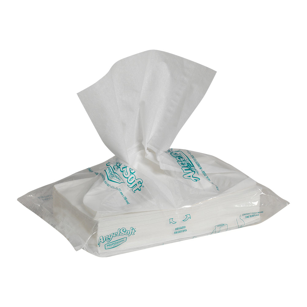 רקמת פנים מהסדרה המקצועית של ®Angel Soft Professional דו-שכבתית של GP PRO (ג'ורג'יה פסיפיק), (54 חבילות של 96 גליונות סהכ 5,184 גליונות)