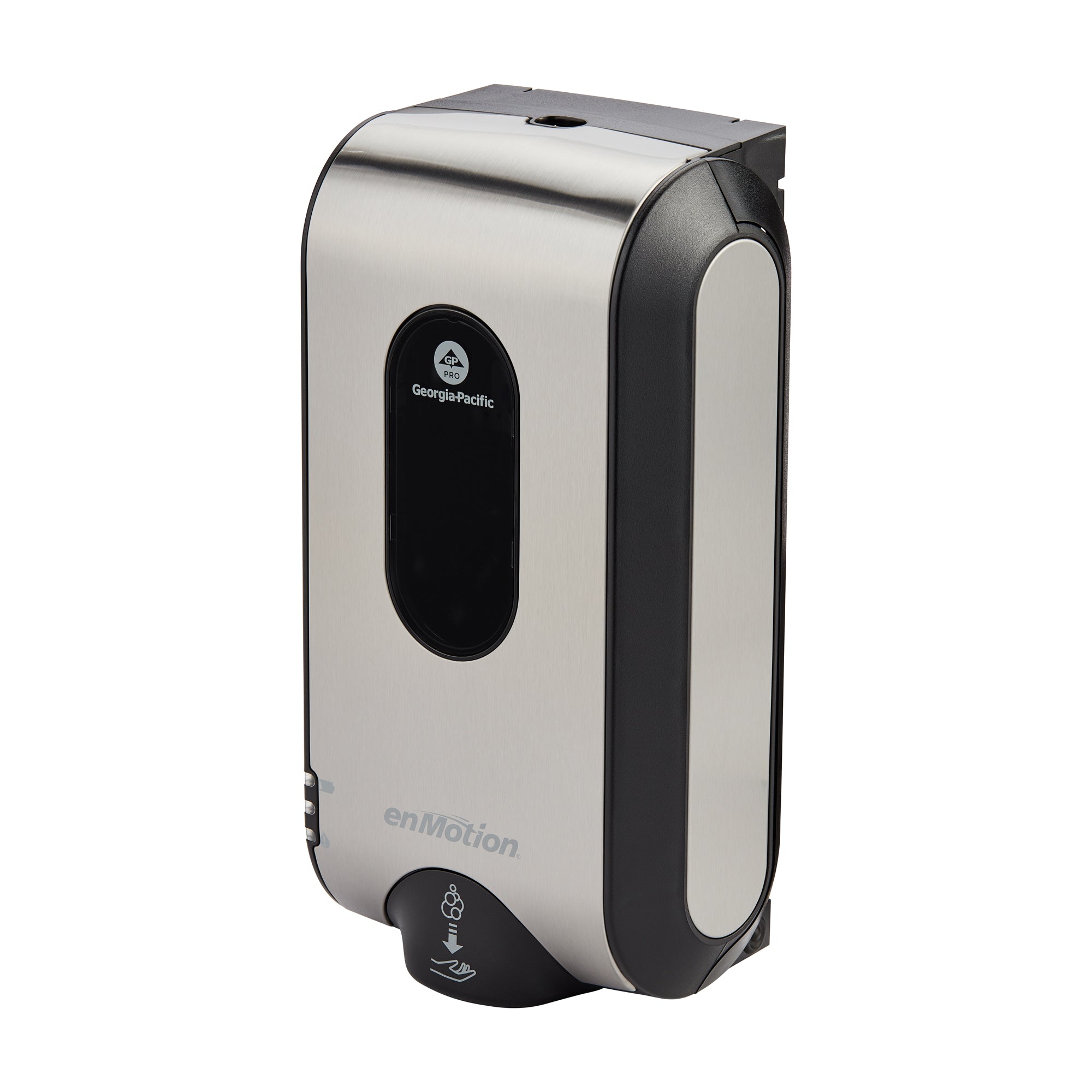 מתקן סבון וחיטוי אוטומטי ללא מגע ENMOTION® GEN2 מאת GP PRO (ג'ורג'יה פסיפיק), גימור אל חלד, מתקן אחד