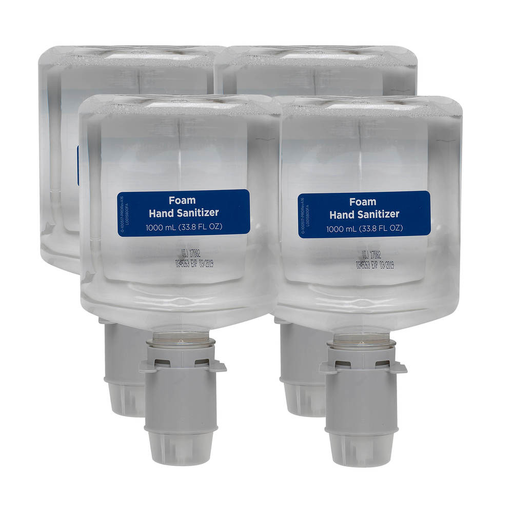 חיטוי ידיים מוקצף PACIFIC BLUE ULTRA™ למתקנים ידניים מבית GP PRO, ללא צבע וניחוח, (4 בקבוקים של 1000 mL סהכ 4000 mL)