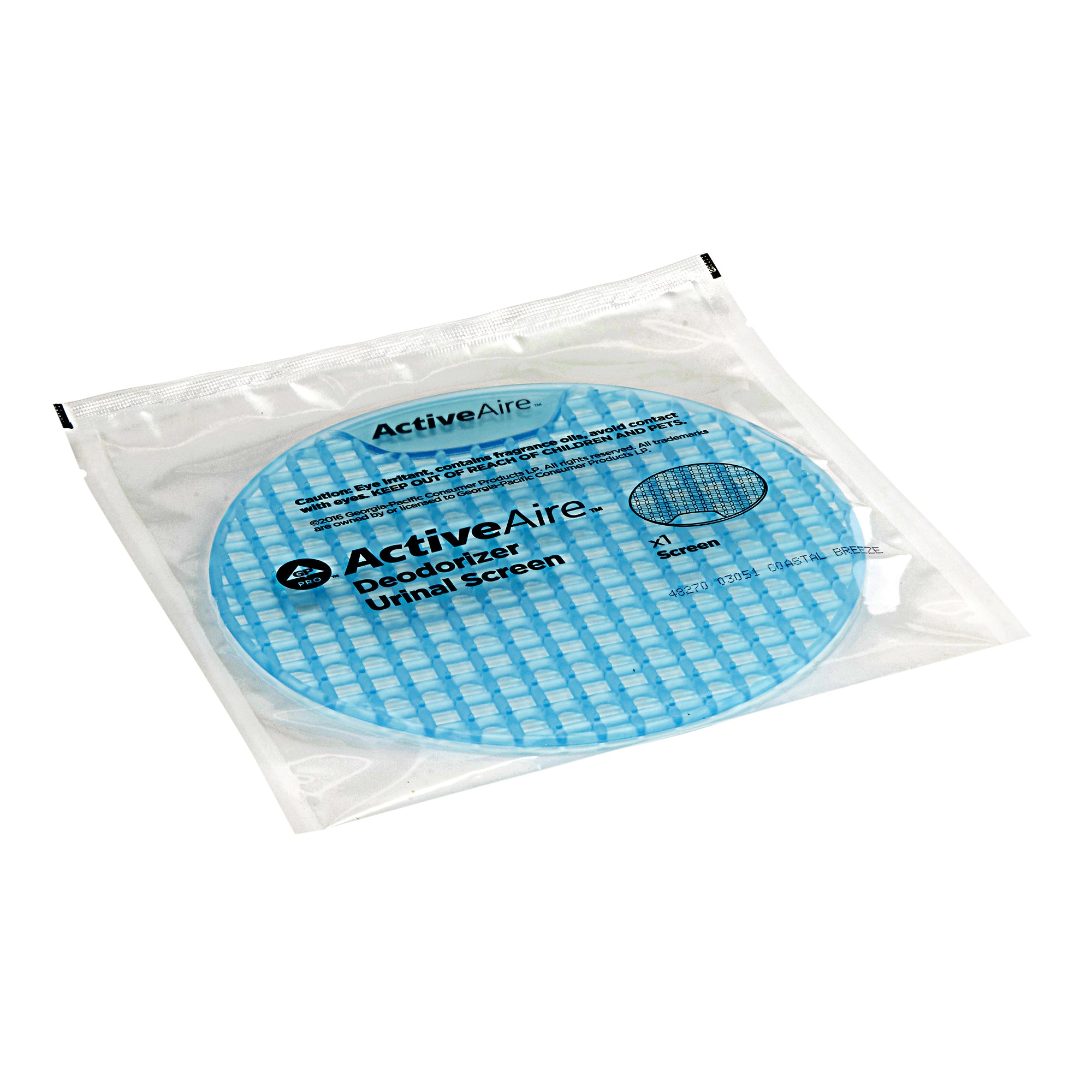 מסכי שתן מסירות ריח ACTIVEAIRE® מבית GP PRO (ג'ורג'יה פסיפיק), רוח חוף, 12 מסכים לכל מארז