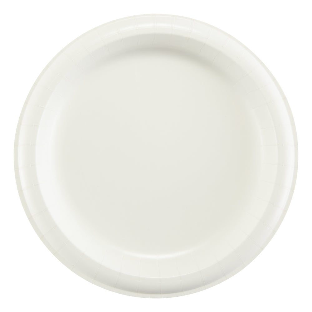 צלחות נייר עבות ׁ(IN 8.5) מסדרת DIXIE® מבית GP PRO (ג'ורג'יה-פסיפיק), לבן, (8 חבילות של 125 צלחות סהכ 1000 צלחות)