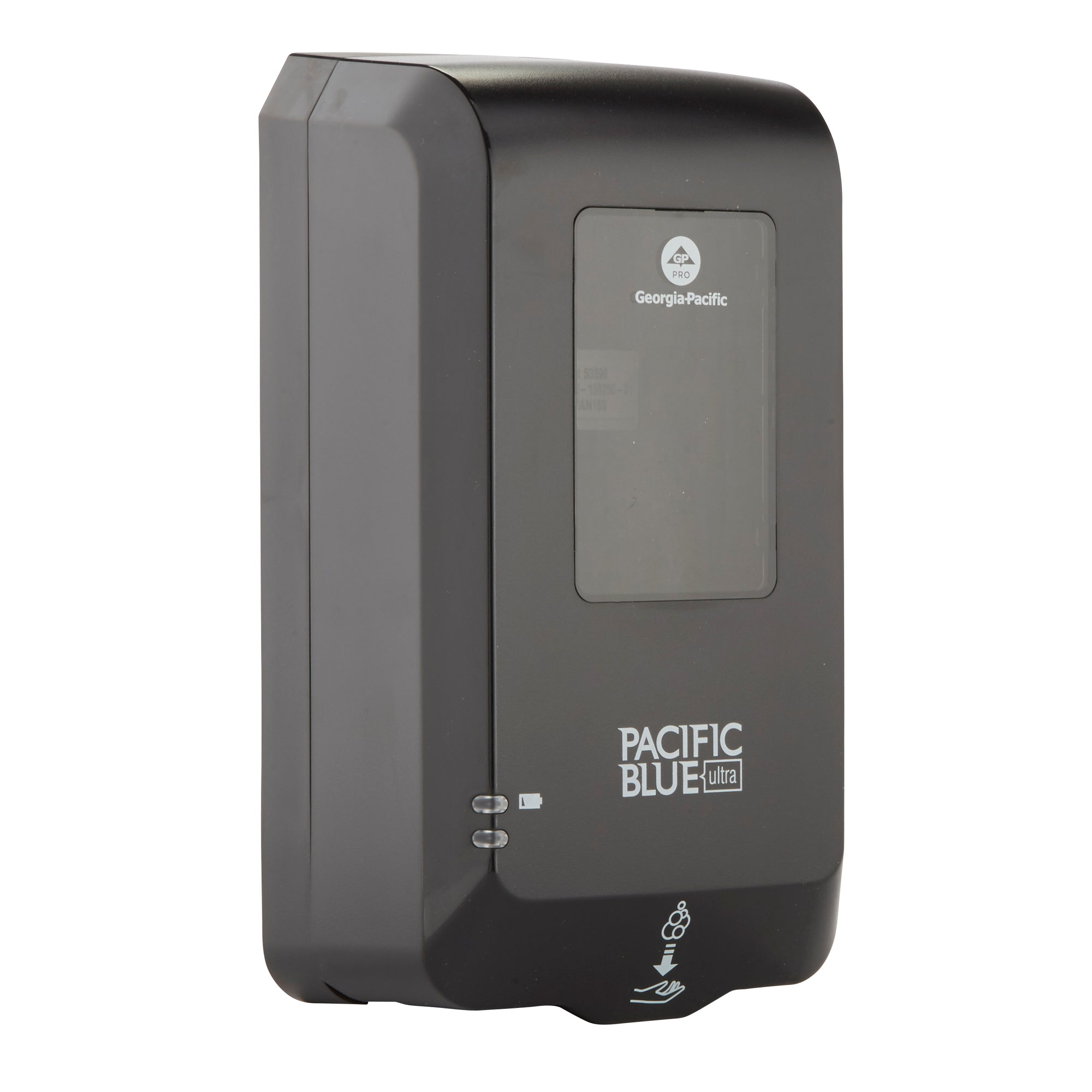 מתקן סבון וחיטוי אוטומטי ללא מגע PACIFIC BLUE ULTRA™ מאת GP PRO (ג'ורג'יה פסיפיק), שחור, מתקן אחד