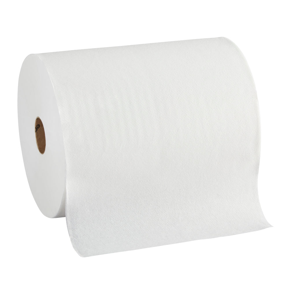 גלילי מגבות נייר ממוחזרים ENMOTION® 10 מבית GP PRO (ג'ורג'יה פסיפיק), לבן, (6 גלילים של 243.84 מטרים סהכ 1,463.04 מטרים)