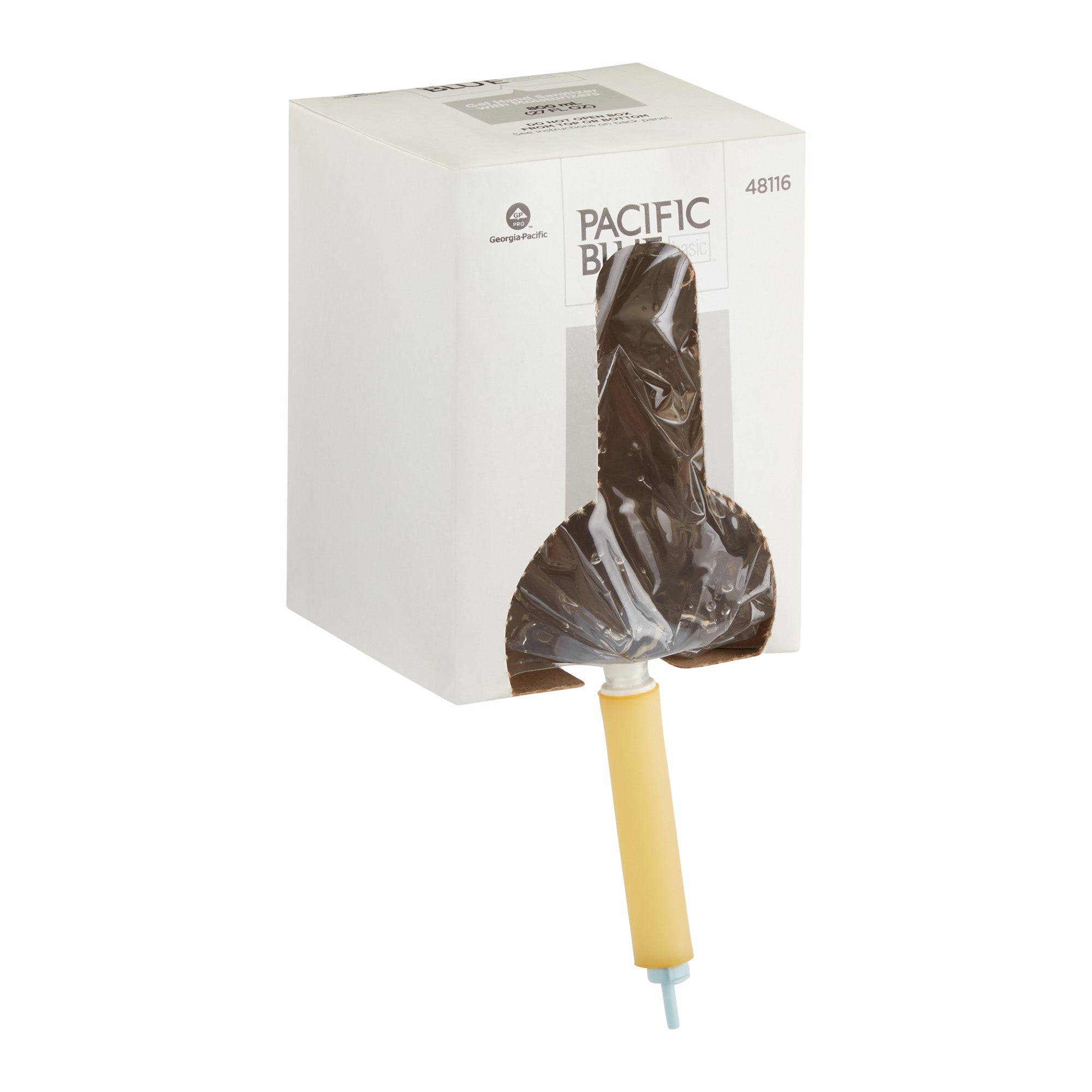 מילוי למתקן סבונים אישיים, חיטוי ג'ל PACIFIC BLUE BASIC™ מאת GP PRO (ג'ורג'יה פסיפיק), ללא צבע וניחוח(4 מילויים של 800 mL סהכ 3,200 mL)