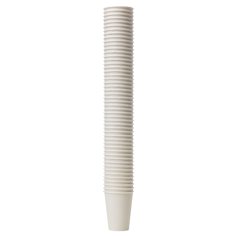 כוסות קפה חם מנייר מבודד DIXIE® PERFECTOUCH® 8 OZ מבית GP PRO (ג'ורג'יה פסיפיק), מתאימות למכסים קטנים, לבן, 1,000 כוסות לכל מארז