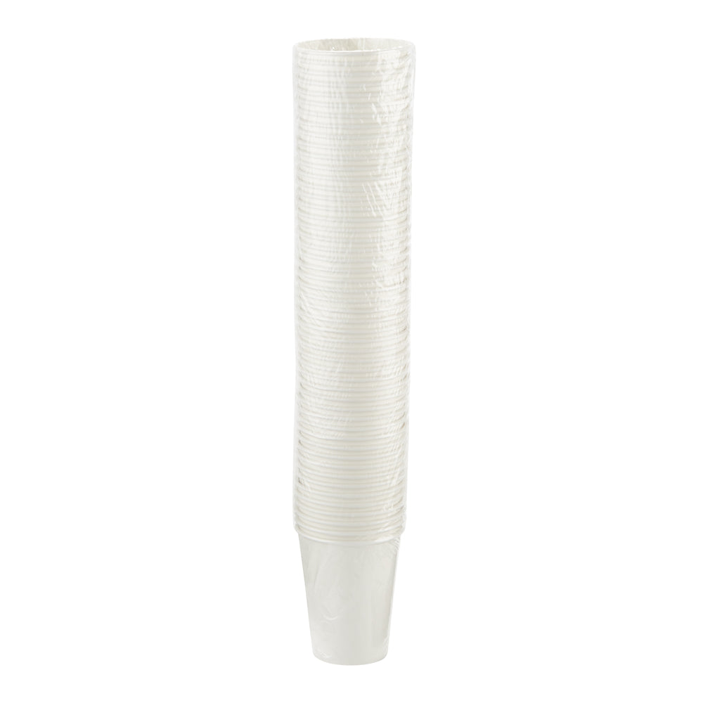 כוסות חמות מנייר DIXIE® 8 OZ מבית GP PRO (ג'ורג'יה פסיפיק), מתאימות למכסים קטנים, לבן, 1,000 כוסות לכל מארז