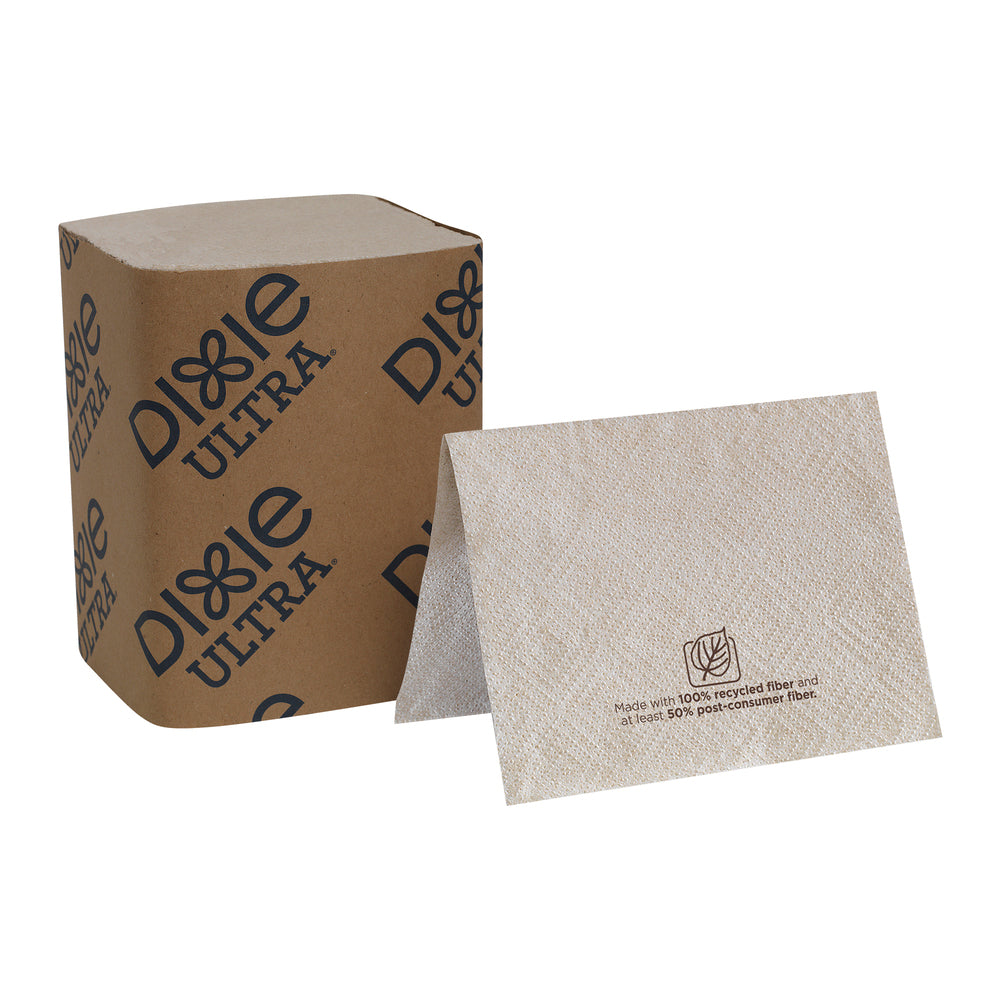 מילוי מתקן למפיות דו-שכבתי ות משולב של DIXIE ULTRA® מאת GP PRO, הדפס אקולוגי, 6000 מפיות לכל מארז
